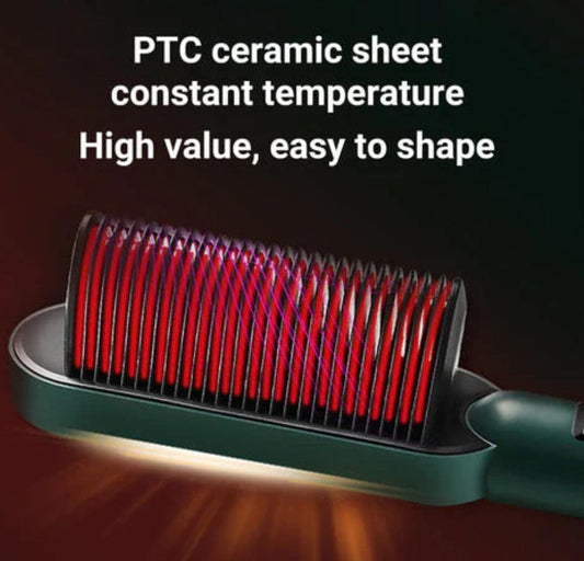 Fast drying hair straightener